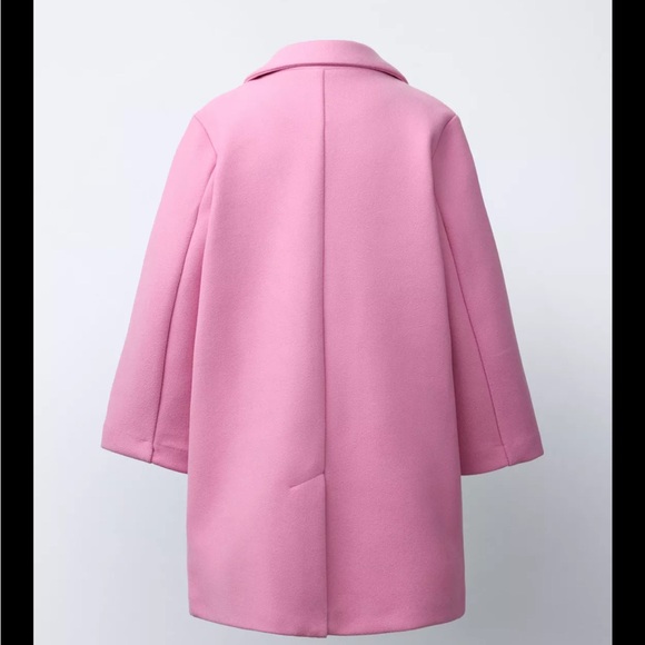 Zara Pink Kids Coat - Picture 3 of 4